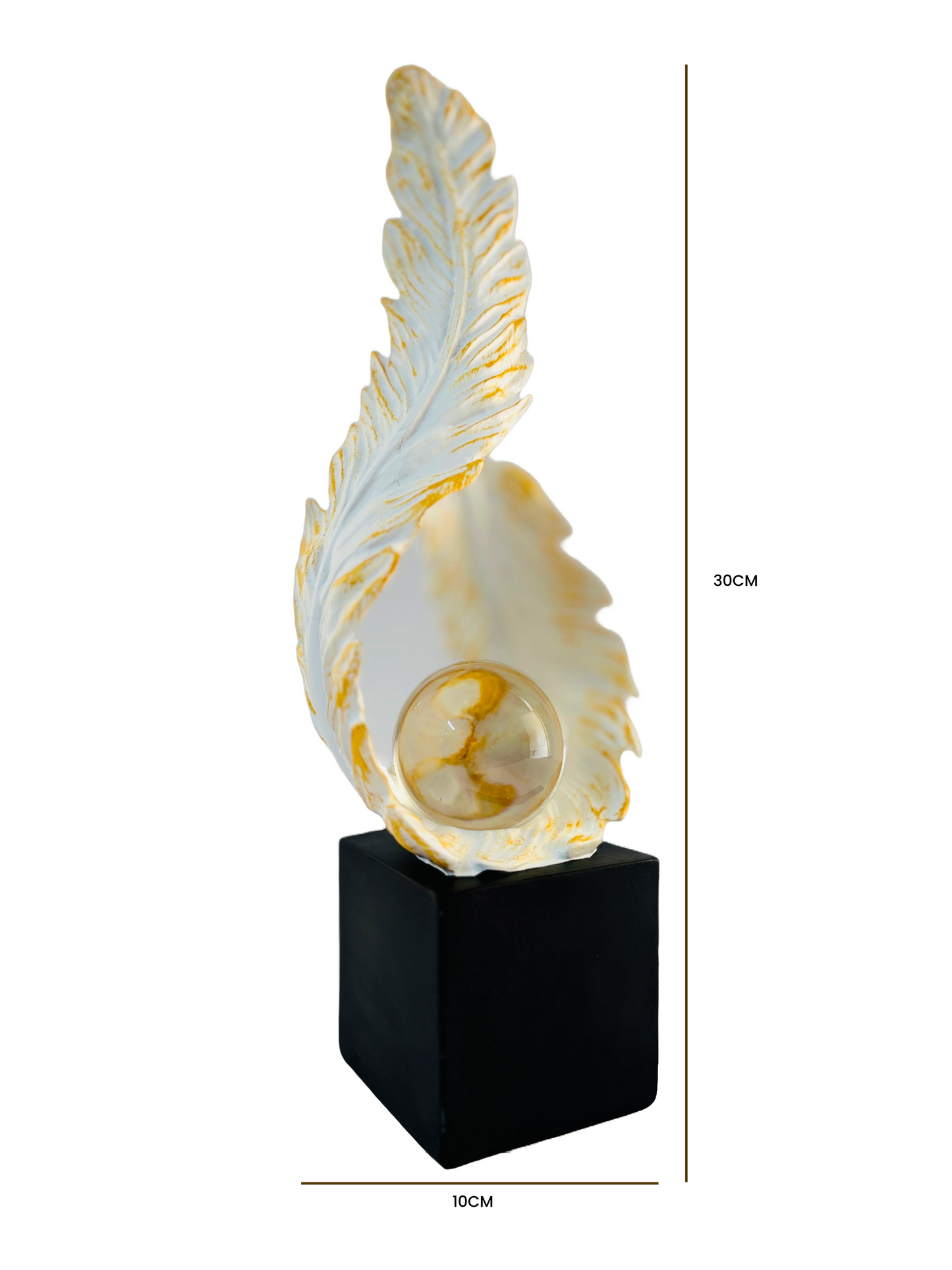 White Feather Showpiece