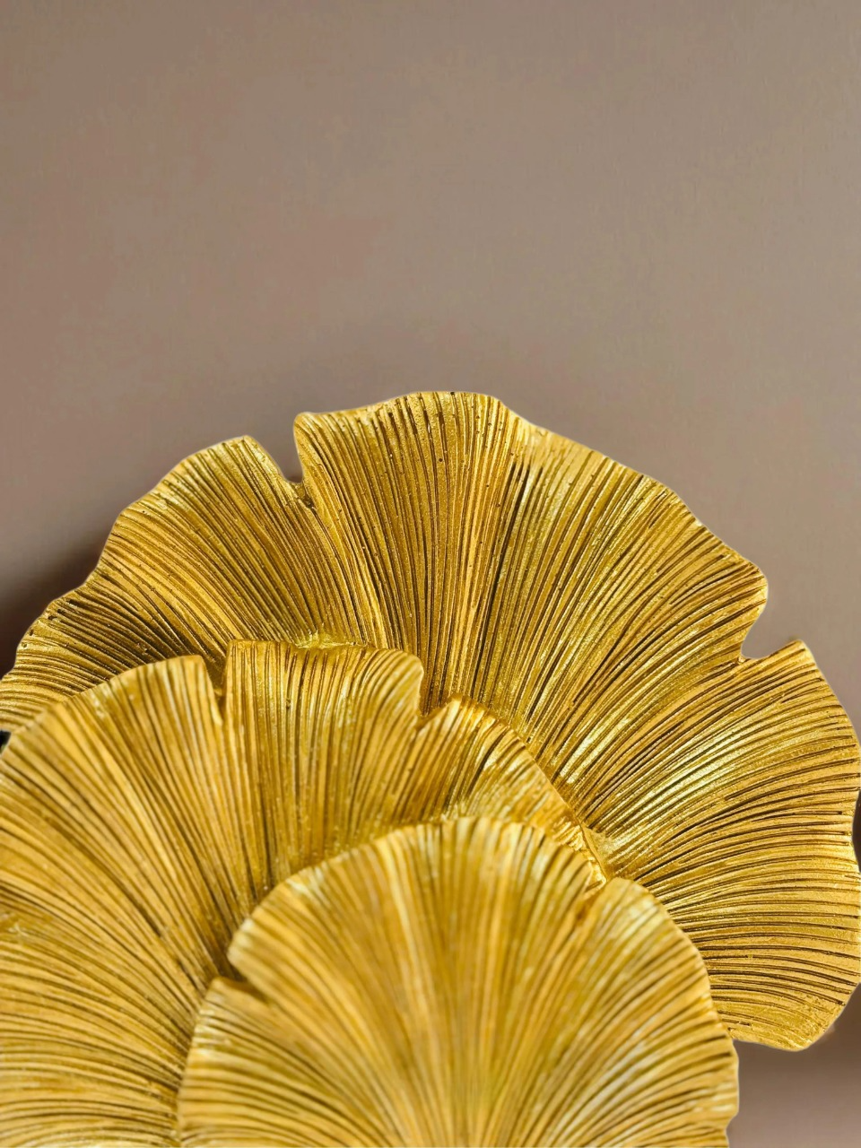 Golden Ginkgo Showpiece