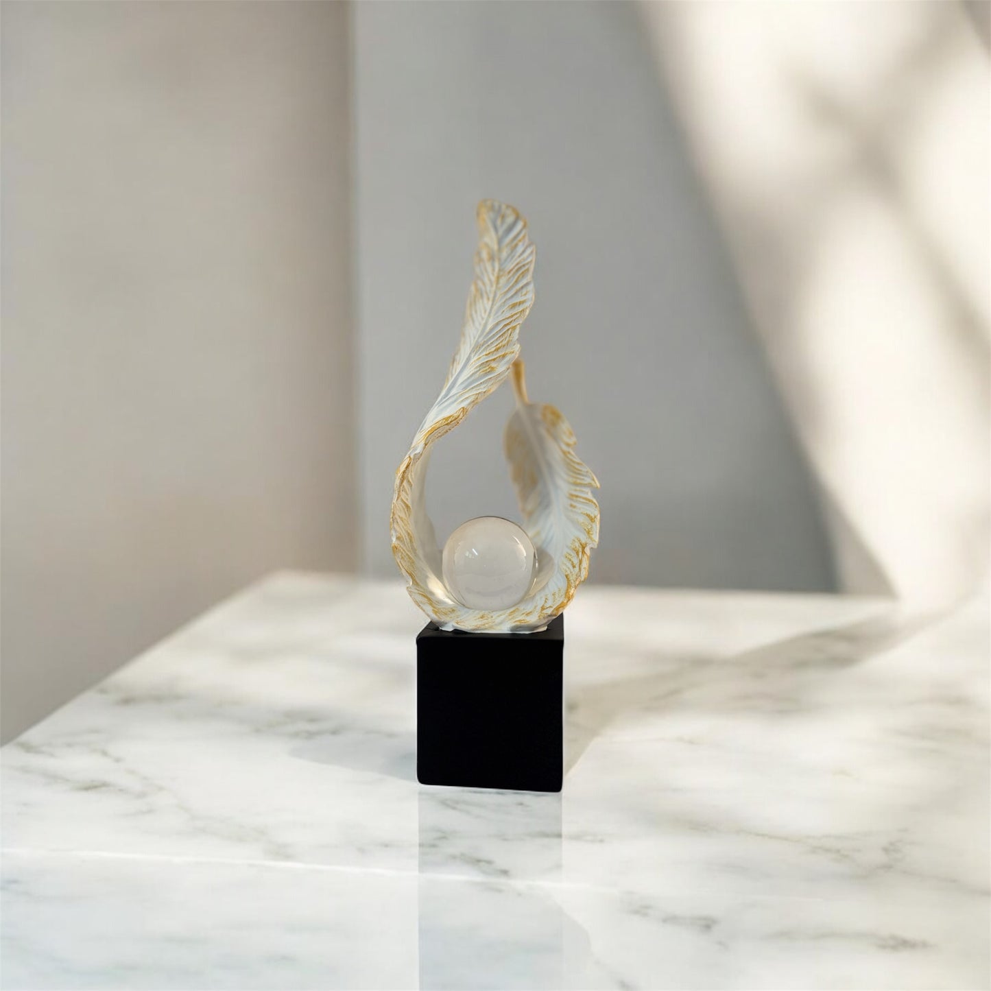 White Feather Showpiece