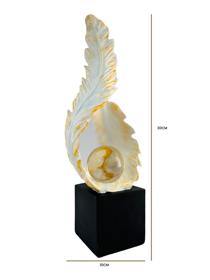 White Feather Showpiece